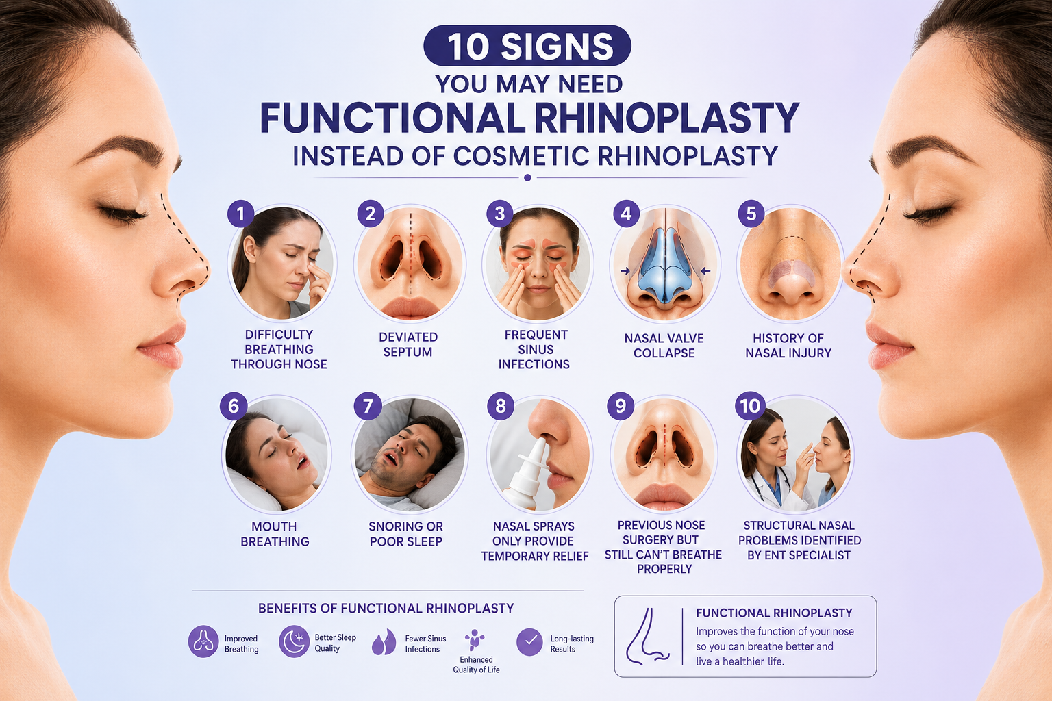 10 Signs You May Need Functional Rhinoplasty | Expert Guide